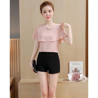 Áo Cổ V Phối Nút Kiểu Sành Điệu
