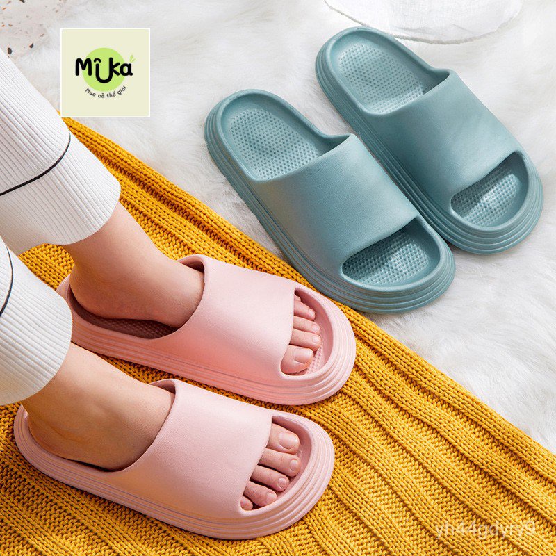 Dép lê đi trg nhà kháng ẩng siêu nhẹ siêu mềm ống trơn trượt dép o người lớn
