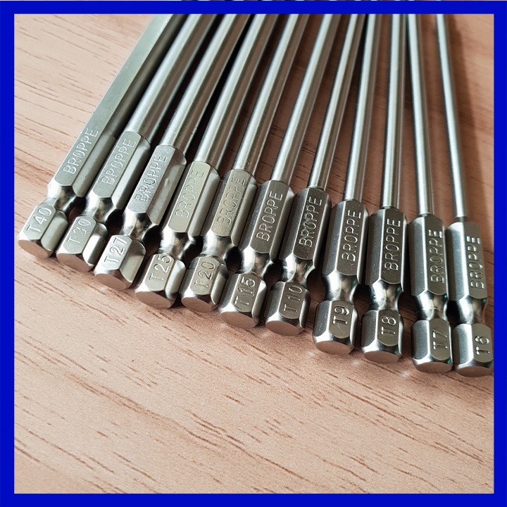 Mũi lục giác bông Mũi khoan lục giác hoa thị 100mm cho khoan pin, điện bộ 11