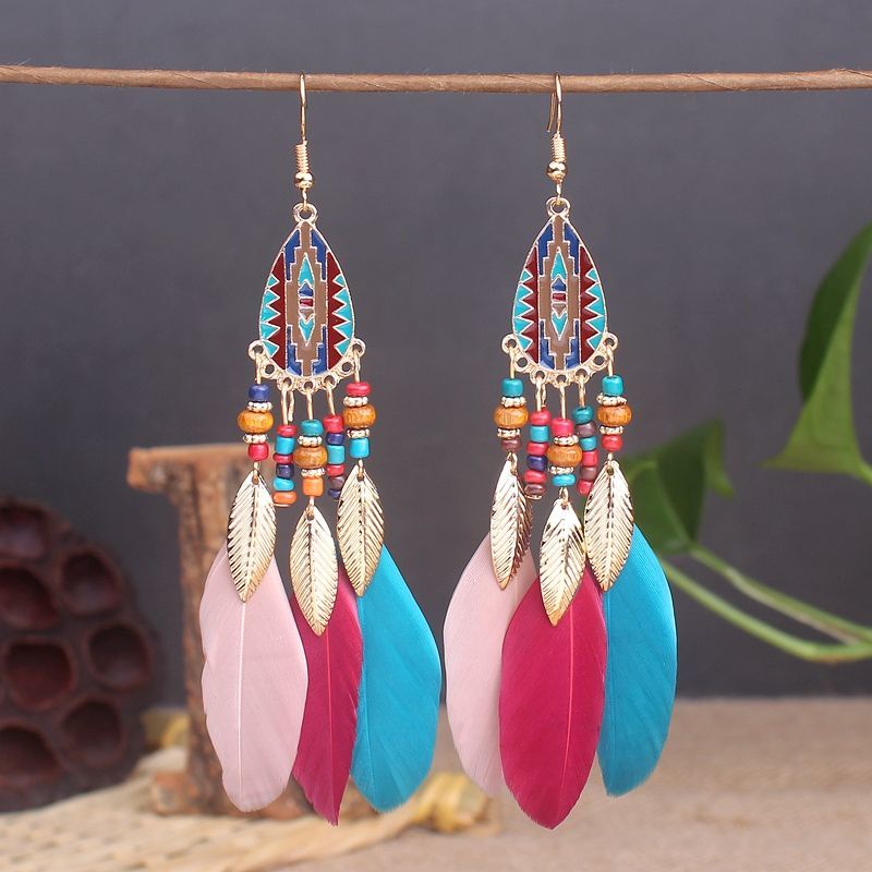 Khuyên Tai Tua Rua Phong Cách Retro Hồng Kông Cho Nữ