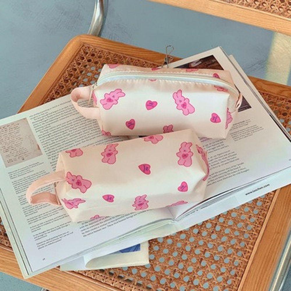 Túi Đựng Bút In Hình Bò Sữa Sức Chứa Lớn
