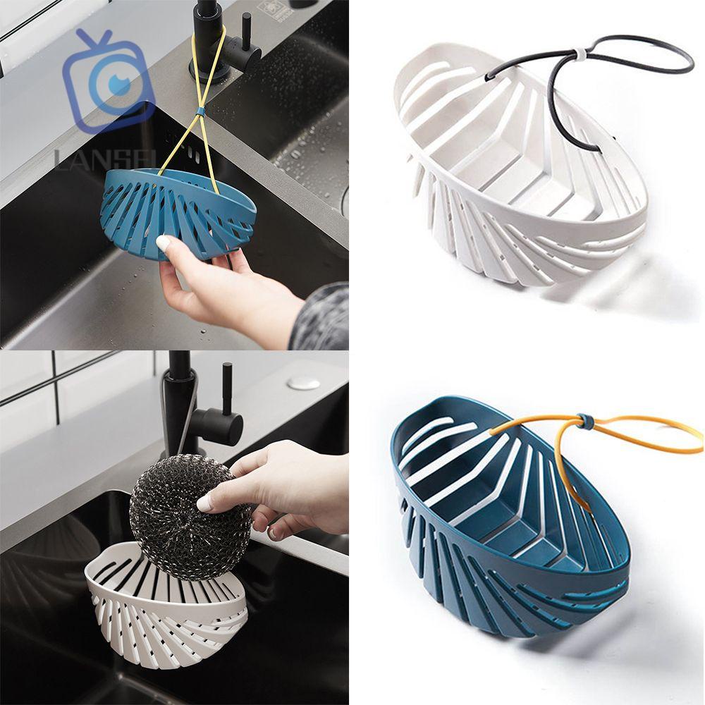 Giỏ thoát nước đựng đồ dùng miếng rửa chén tiện lợi cho nhà tắm nhà bếp