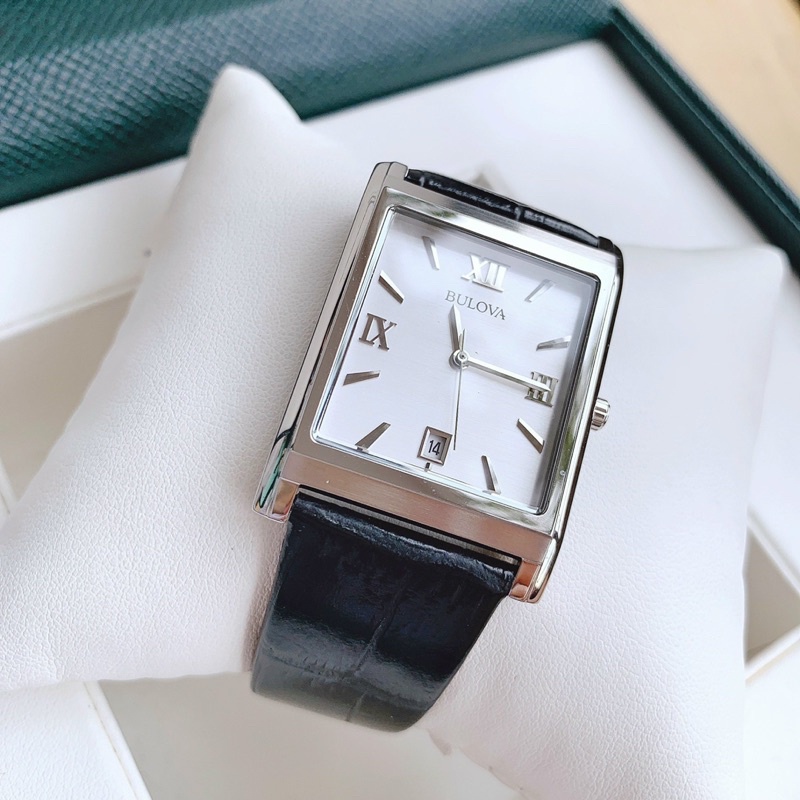 ĐỒNG HỒ NAM CHÍNH HÃNG Bulova 96B107 Classic Quartz White Dial
