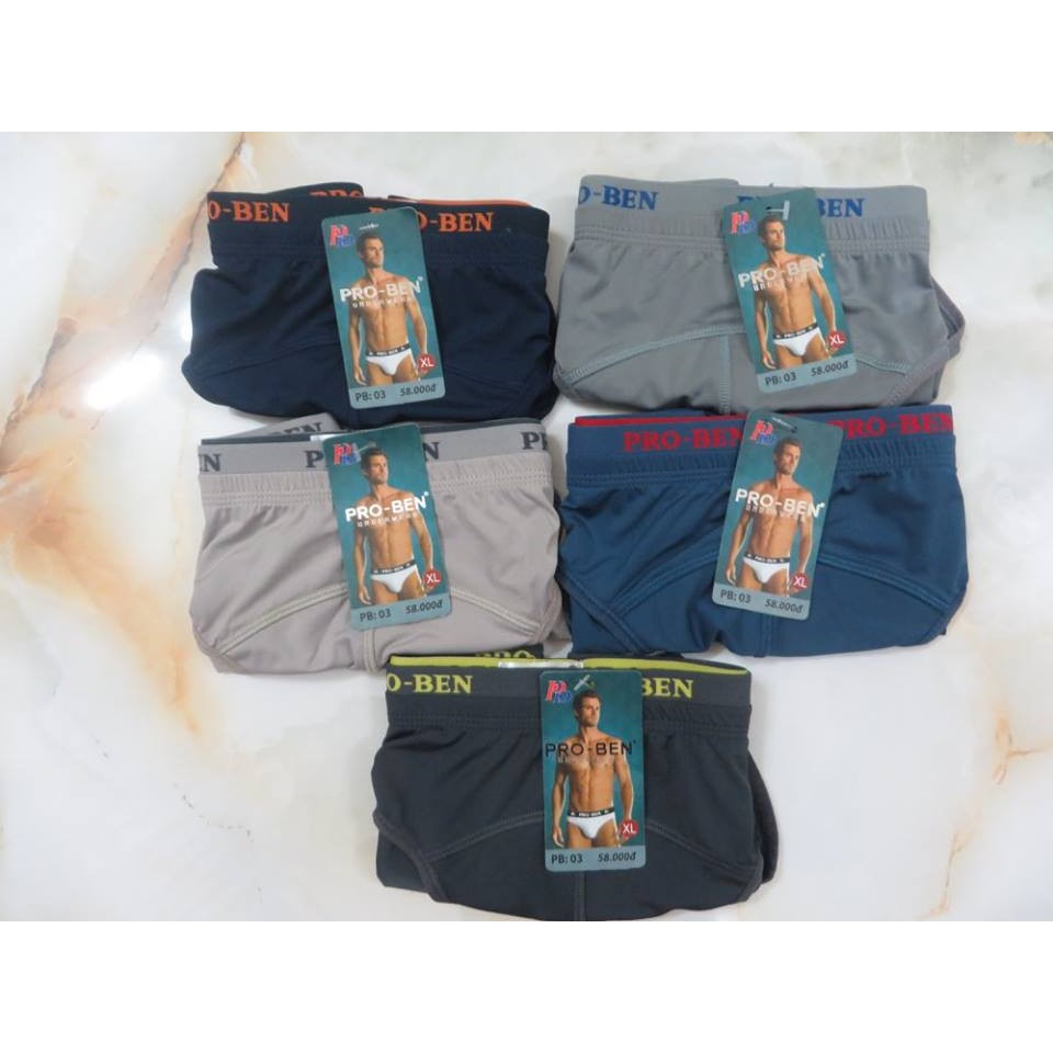 [New] Sét 2 Quần Sịp Nam Pro-Ben thun lạnh