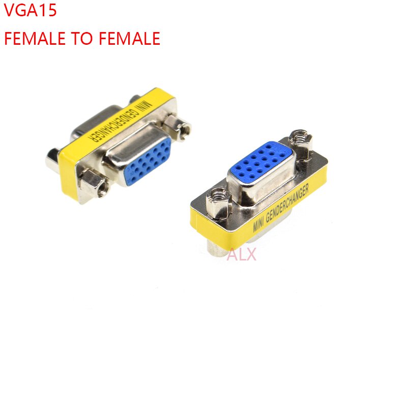 2pcs DB9 DB15 DB25 DB37 9/15/25/37 pin female to female/male to male RS232 serial port com CONNECTOR Mini Gender Changer adapter