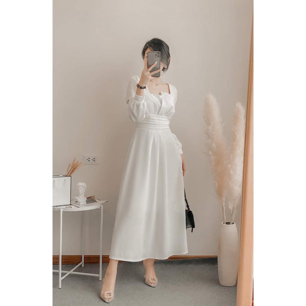 Đầm dự tiệc xòe tay phồng cách điệu Julliet Dress [HÀNG CÓ SẴN]  ཾ