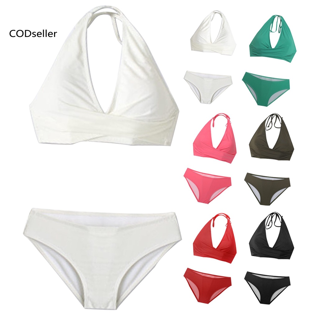 Bộ Đồ Bơi Liền Thân Hở Lưng Mềm Mại Màu Trơn Cho Nữ | BigBuy360 - bigbuy360.vn