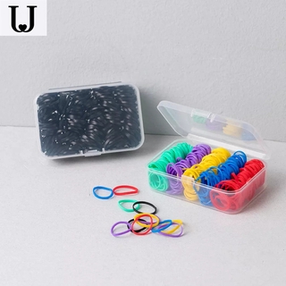 Set 300 Dây Cột Tóc Co Giãn Nhiều Màu Sắc Cho Bé