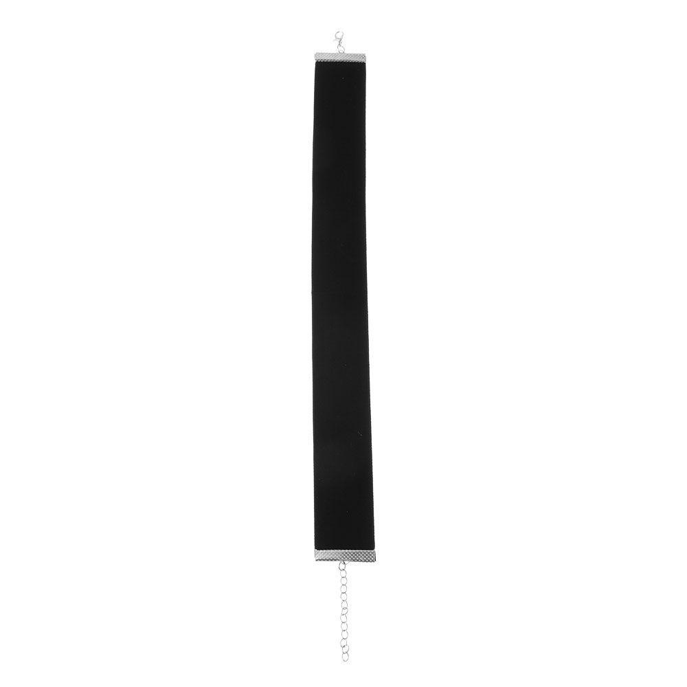 Vòng Cổ Choker Bằng Nhung Màu Đen Thanh Lịch Cổ Điển Có Thể Điều Chỉnh