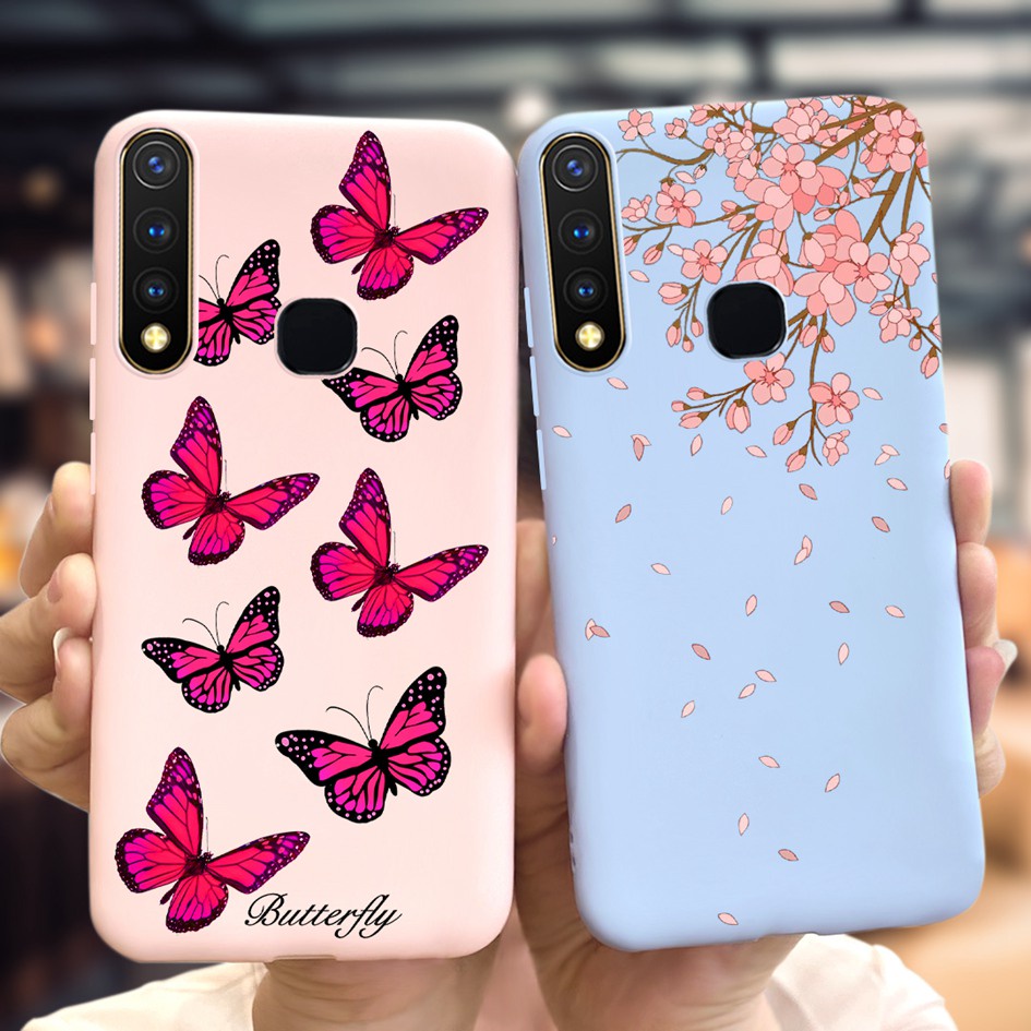 Ốp Điện Thoại Silicon Dẻo Họa Tiết Hoa Oải Hương Nhiều Màu Xinh Xắn Cho Vivo 1915 Y19 Vivo Y5s VivoY19 U3 Z5i