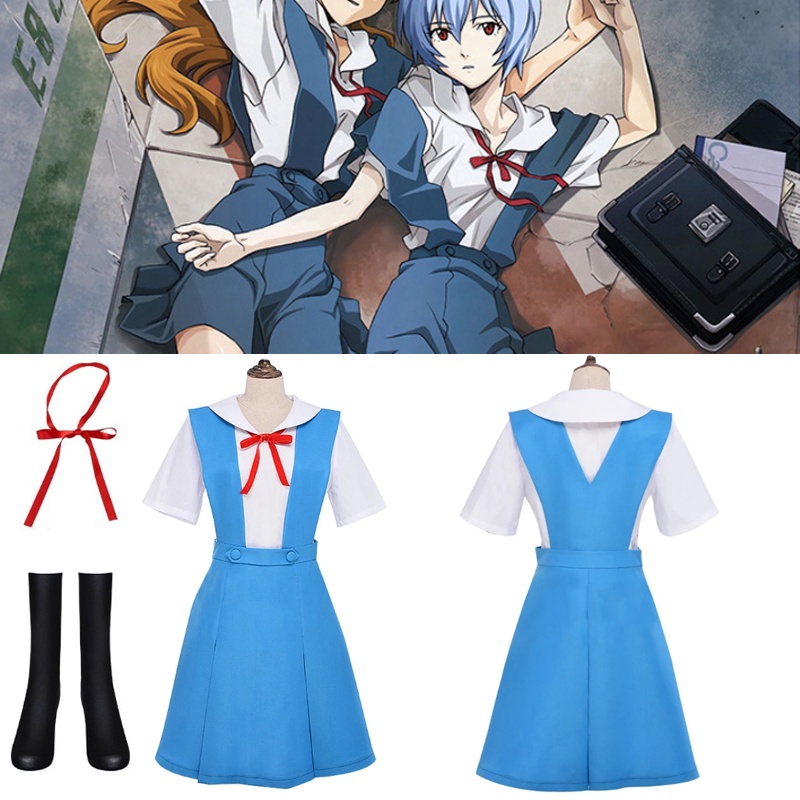 Set trang phục hóa thân gk-o anime ayanami rei asuka langley sohryu