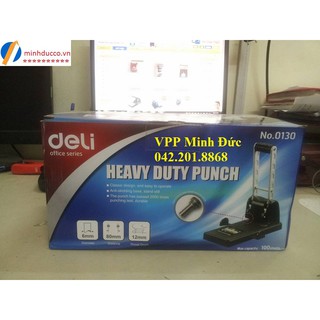 Đục lỗ Deli 0130 (dập 100 tờ)