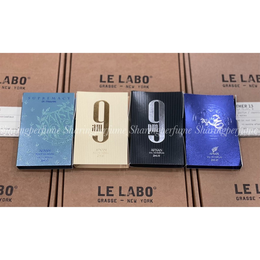 💥Sharingperfume - Vial nước hoa Afnan super mancy , 9am , 9pm , tribute