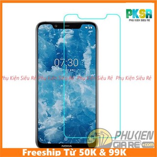 Dán kính cường lực dẻo nano nokia 5.1+ (x5) / 6.1+ (x6) / 8.1 (x7) trong suốt, siêu bền