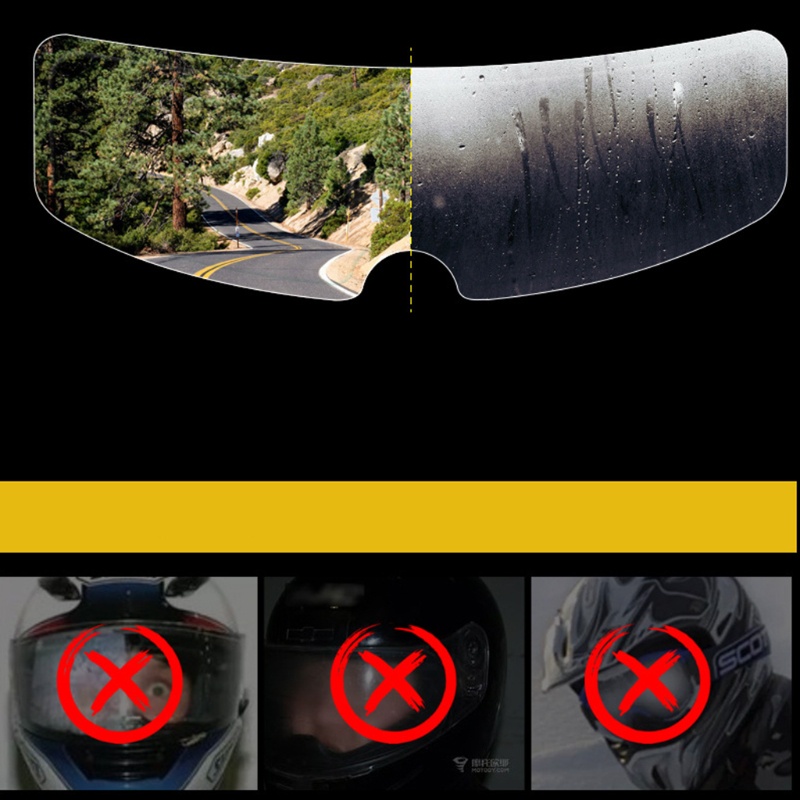 Phim Dán Mũ Bảo Hiểm Chống Sương Mù An Toàn