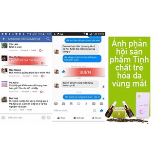Tinh chất trẻ hóa vùng da mắt Suen