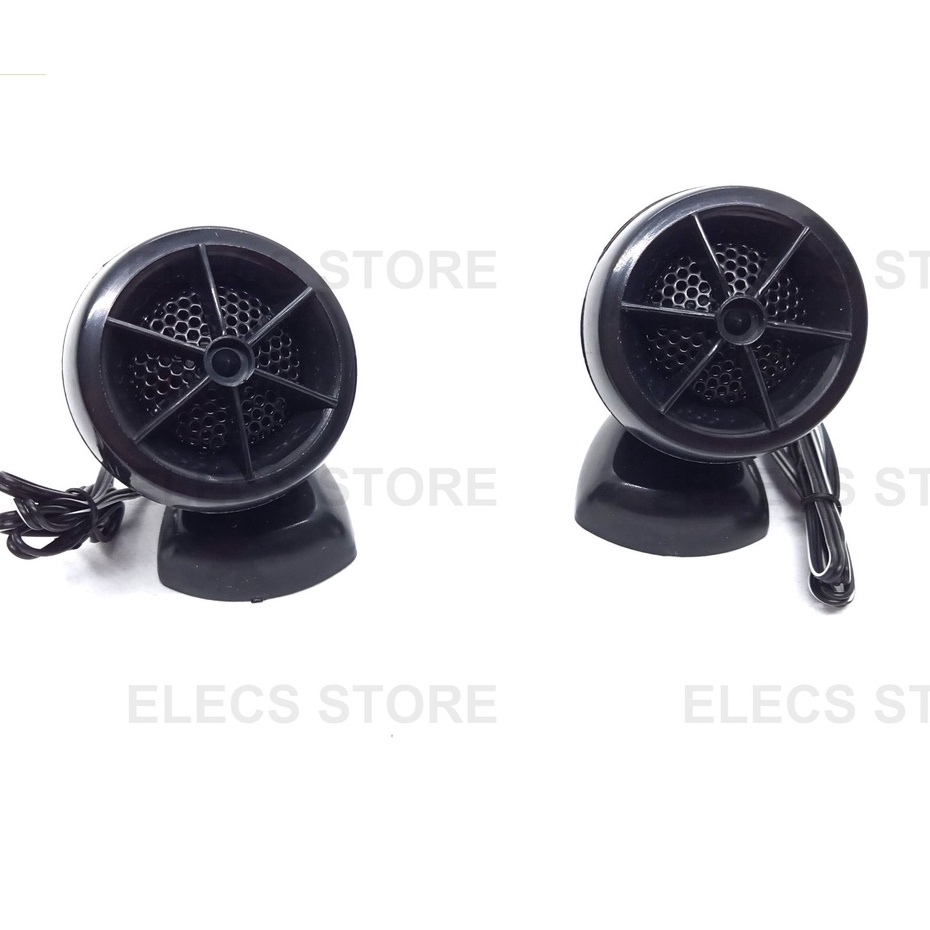 Bộ 2 Loa Treble Tweeter P.Audio TS-TA38 Cho Xe Hơi, Ô Tô - Loa Tép Thạch Anh Kèm Tụ Cản