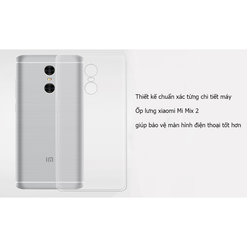 Combo ốp lưng silicone + cường lực xiaomi mi mix 2 full màn hình