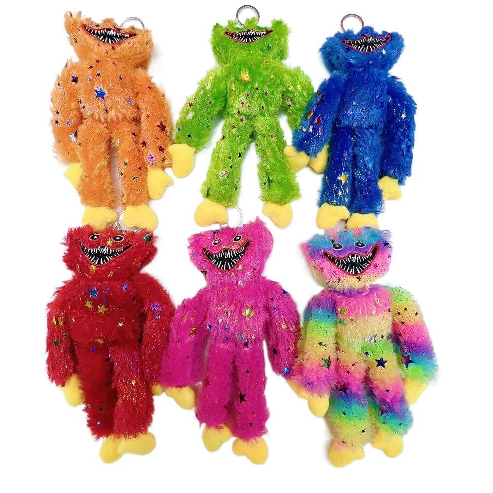 Móc Khóa Hình Búp Bê Nhồi Bông Wuggy Màu Đồng Thời Trang