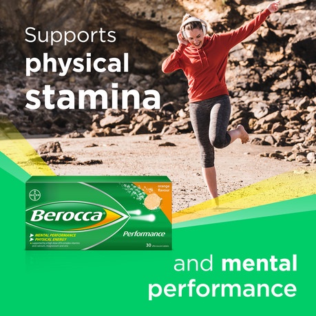 Viên sủi BEROCCA PERFOMANCE ORANGE hỗ trợ tăng cường sức khoẻ chính hãng