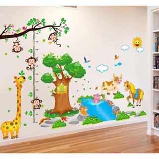 Decal dán tường, Tranh dán động vật đáng yêu, đẹp cho trẻ em