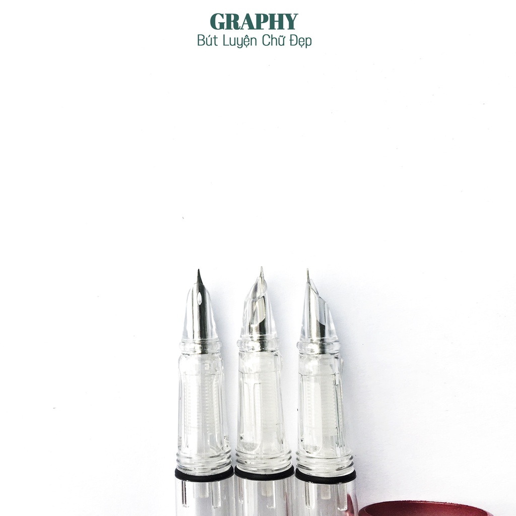 Bút Mài Graphy 048 Nét Thanh Nét Đậm –  Ngòi Lá Tre Mài Thủ Công, bút máy, bút luyện chữ đẹp