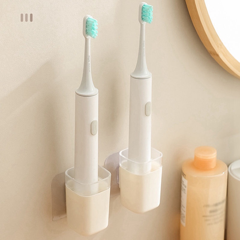 Giá Đỡ Bàn Chải Đánh Răng Gắn Tường Không Cần Khoan Tiện Dụng