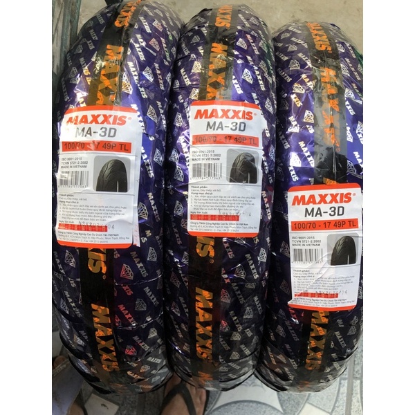 Lốp  100/70-17 maxxis chính hãng