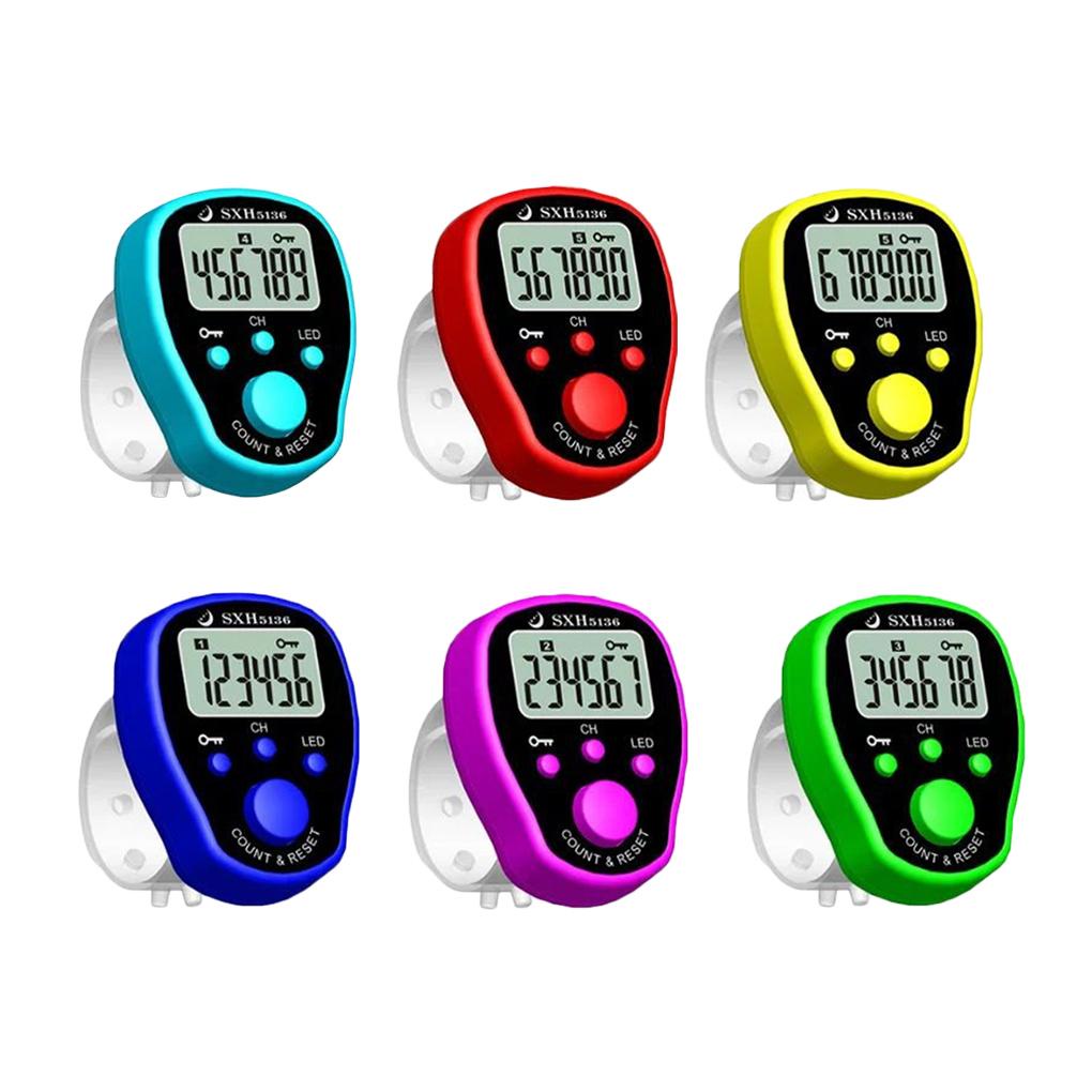 [Coco] Máy Đếm Hàng Khâu Điện Tử Mini Màn Hình LCD Kỹ Thuật Số Đếm Số Hàng Thể Thao Dệt Kim Phụ Kiện