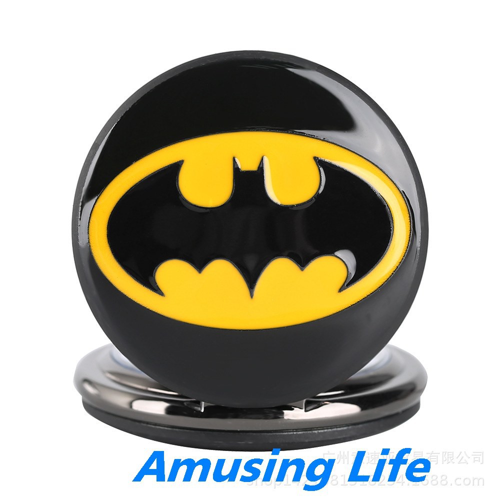 Quartz Pocket Watch Mới Thời Trang Phong Cách Châu Âu Và Mỹ Đồng Hồ Bỏ Túi Nóng Thép Vonfram Batman Lớn Thạch Anh Đồng H