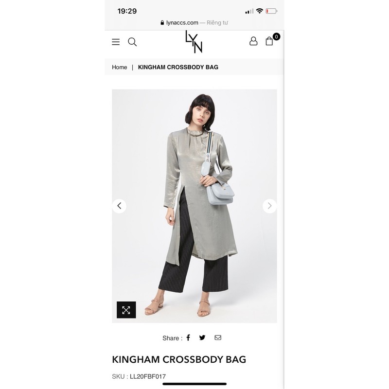 Túi  LYN KINGHAM CROSSBODY BAG đeo chéo