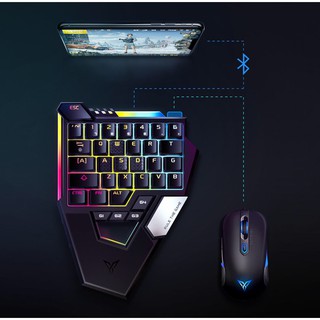 Bàn phím cơ Flydigi D1 kiêm dock chuyển đổi chơi PUBG và các game FPS