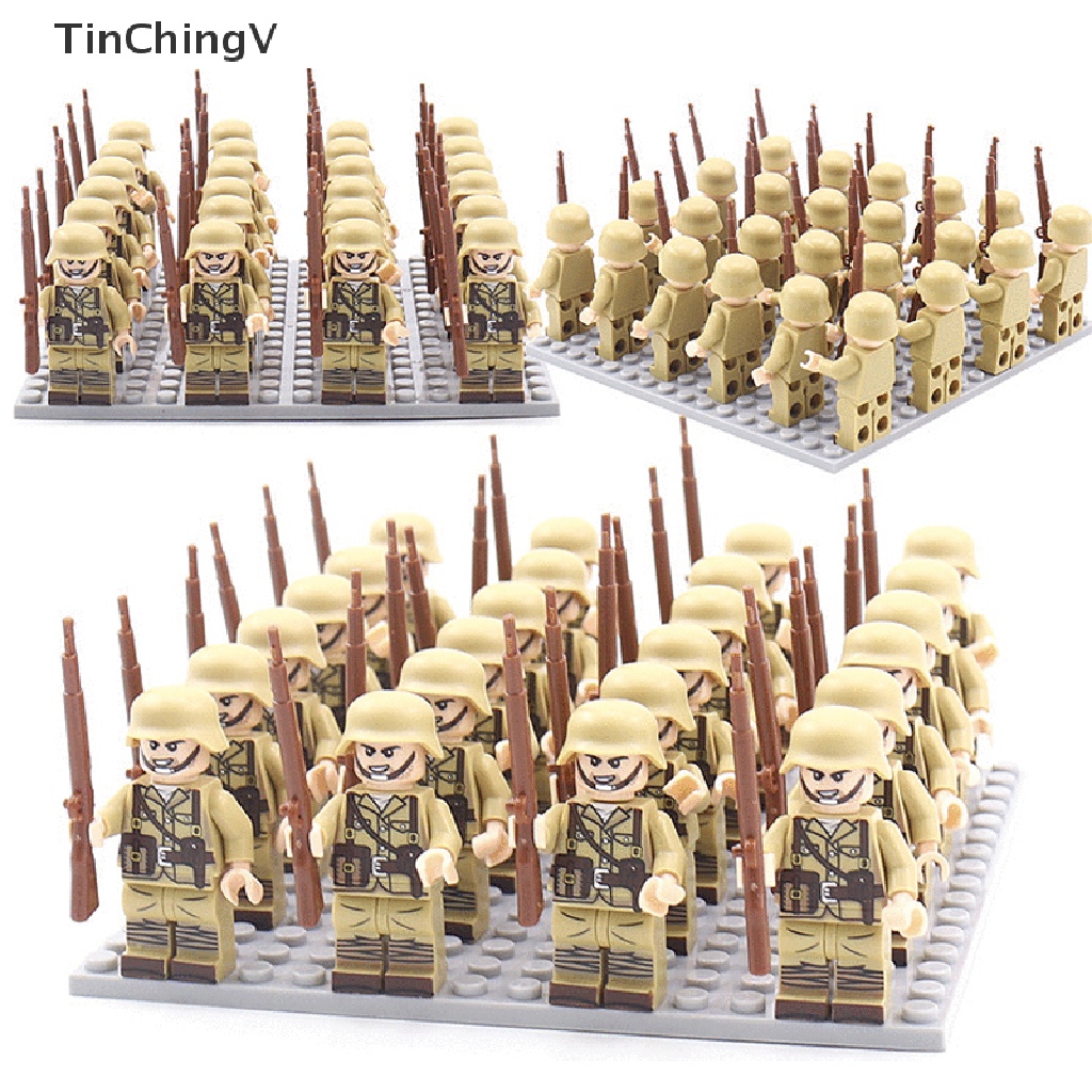 [TinChingV] Đồ Chơi Mô Hình Lính Quân Đội Đức Liên Xô US UK Trung Quốc Lính Quân Đội