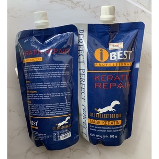 Hấp dầu iBEST Keratin Repair ( túi 500ml )