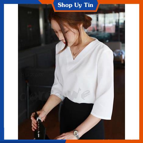 [Hàng Cao Cấp] -  Áo cổ tim Lyli | BigBuy360 - bigbuy360.vn