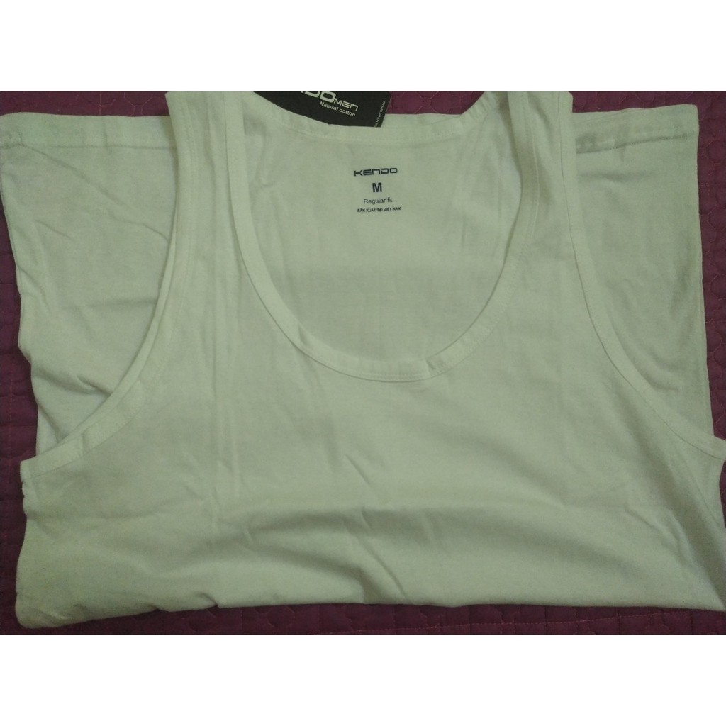 Áo lót nam may ô sát nách 100% cotton có size cho người 75kg | BigBuy360 - bigbuy360.vn