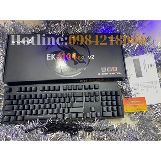 Bàn phím cơ EK3104 E-DRA Switch led RGB - Dây TypC- Phiên bản mới nhất 2022 - Bảo hành 24 tháng chính hãng