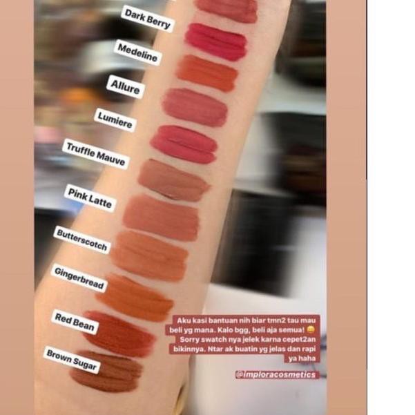(hàng Mới Về) Son Kem Lì Code-655 Implora Urban Chính Hãng
