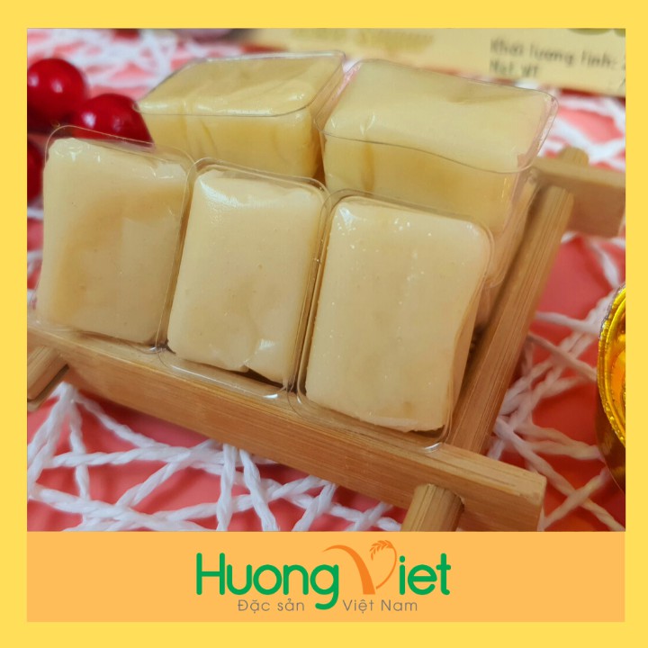 Kẹo dừa Sáp ít đường Du Thảo 200g, kẹo dừa thượng hạng Bến Tre, kẹo dừa Bến Tre mềm dẻo