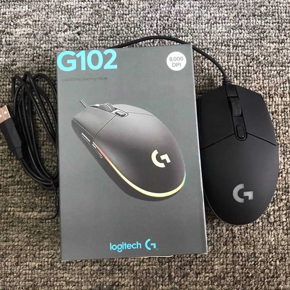 Chuột game G102 GEN 2 DPI 8000 bao trâu cho AE- Hàng công ty