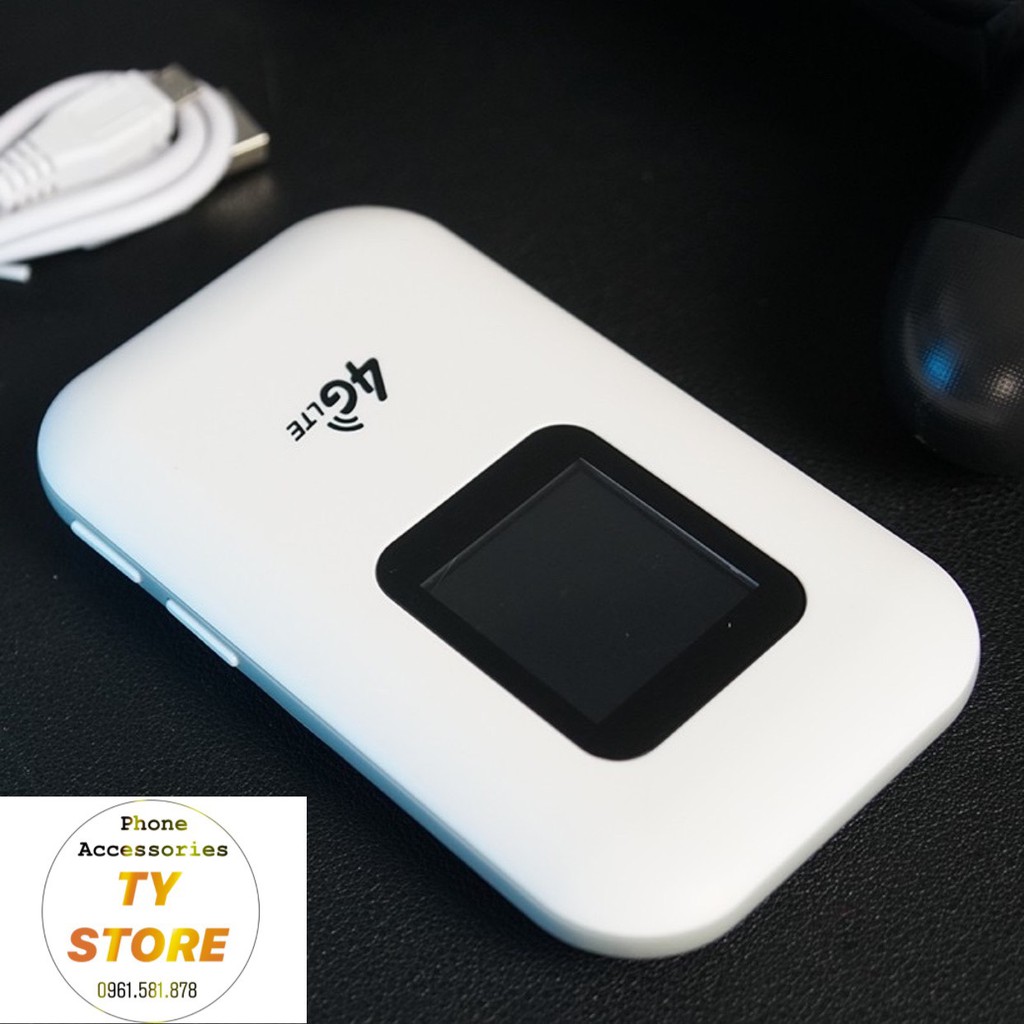 Bộ phát wifi di dộng từ sim 4G LTE M100 Bộ phát wifi 4G có màn hình LCD Pin 2400 Mah - Hỗ trợ vừa sử dụng vừa sạc | BigBuy360 - bigbuy360.vn