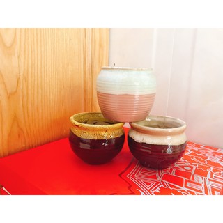 Chậu men bát tràng