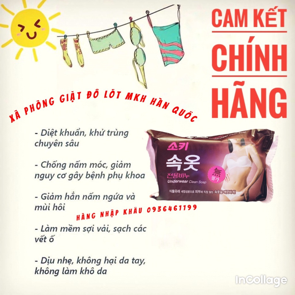Xà phòng giặt đồ lót Hàn Quốc MKH 150g
