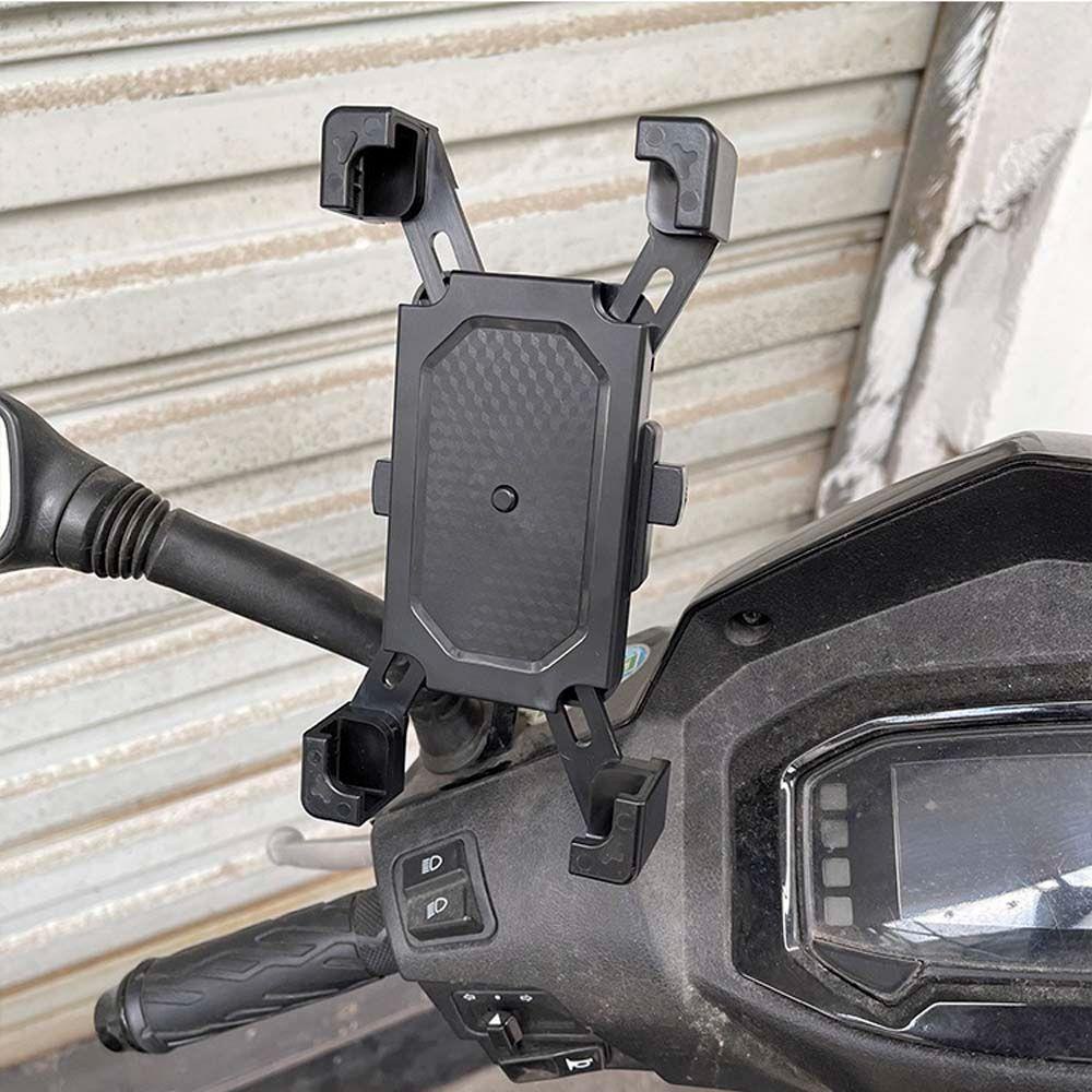 MMLUCK Bicycle Phone Mount Anti-vibration Anti-falling Four Claw 360 View Bicycle Mobile Phone Holder Riding bicycle bracket