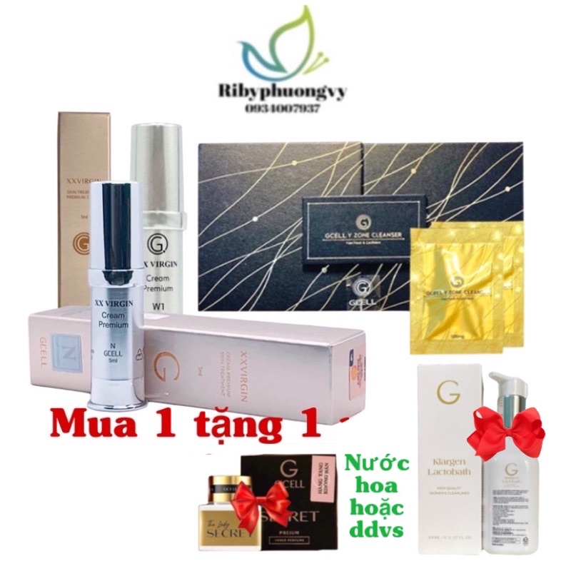Kem khử thâm XXVirgin - Gcell Hàn Quốc, thâm nách, Mông, bikini, làm hồng môi, hồng nhũ hoa