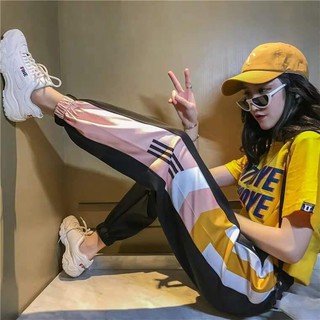 Quần kaki jogger phối màu in hình supper cao cấp cực chất