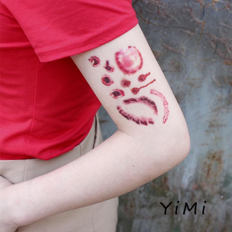 Hình xăm dán vết thương giả hóa trang halloween thiết kế sáng tạo