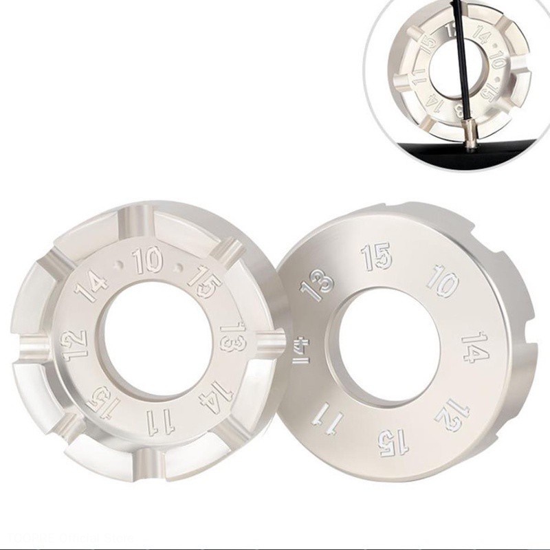 Cờ lê điều chỉnh căm xe đạp leo núi TOOPRE 8 cổng bằng thép hỗ trợ sửa chữa