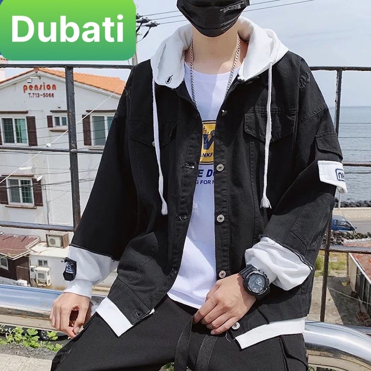 ÁO KHOÁC JEAN NAM NỮ CHẤT BÒ NÓN VẢI NỈ CAO CẤP PHONG CÁCH UNISEX NHẬT BẢN  - DUBATI FASHION