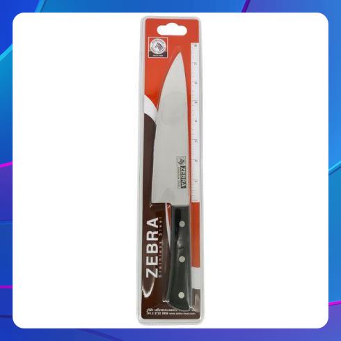 Dao Inox 304 Zebra Chef Knife 8" Cao Cấp 100224 32cm